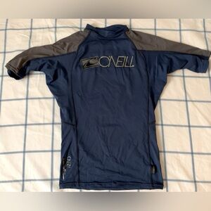 O’Neil rash guard - blue and grey